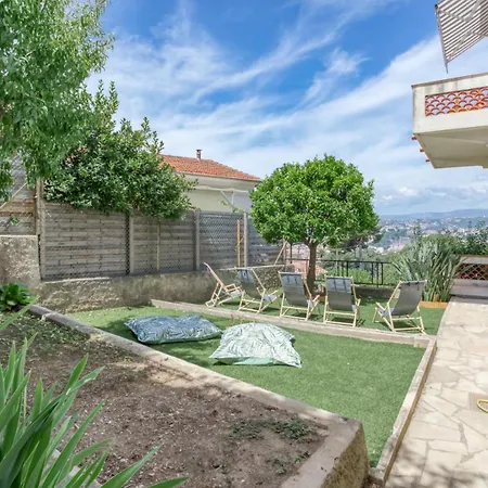 #54staywiz Us - Sea View 4 Bdr Ac 5mins To Port Bbq Villa Nice