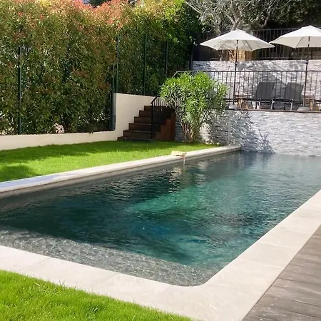 Sea View Villa, Pool, 4 Bedrooms, Air Conditioning, 1 Mile Nice