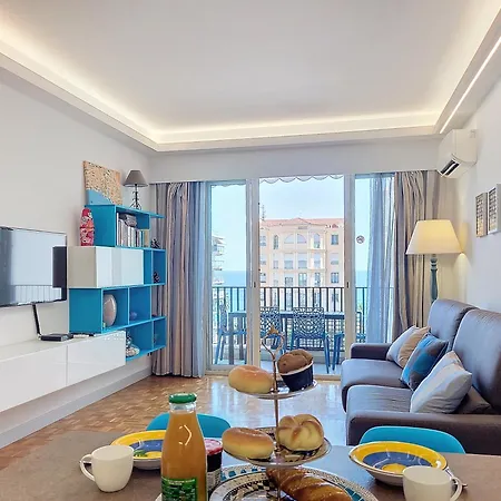 Nestor&Jeeves - Bleu Azur Vue Mer - Central - Very Close Sea Apartment Nice
