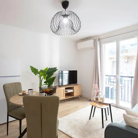 #58 Staywiz Us -logement Clim & Balcon 5mins Marche De La Apartment Nice