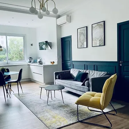 Appartement Luxueux Appartement, Carré D'or, Square Mozart Nice