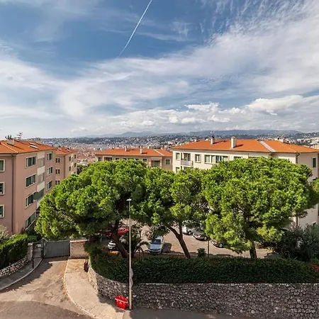 Vue Panoramique Terrasse Clim 3 Personnes Nice, France * Nice