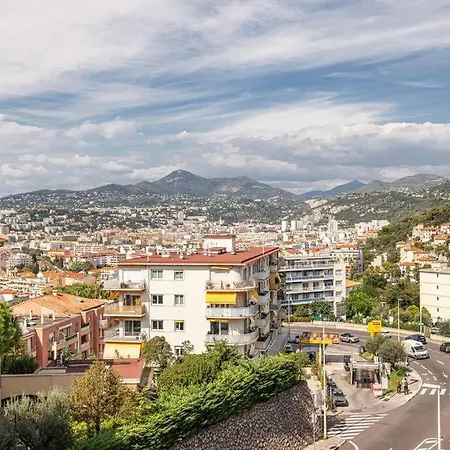 Vue Panoramique Terrasse Clim 3 Personnes Nice, France Apartment