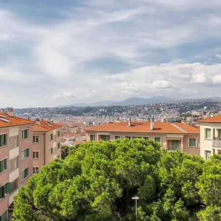 Apartment Vue Panoramique Terrasse Clim 3 Personnes Nice, France *