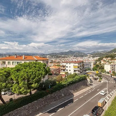 Vue Panoramique Terrasse Clim 3 Personnes Nice, France