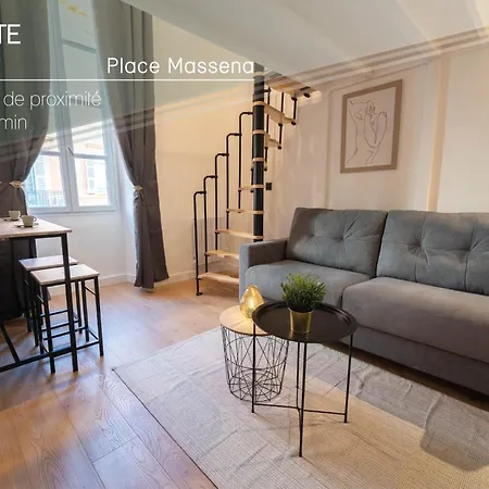 Joli Duplex Donnant Sur La Place Massena Apartment Nice
