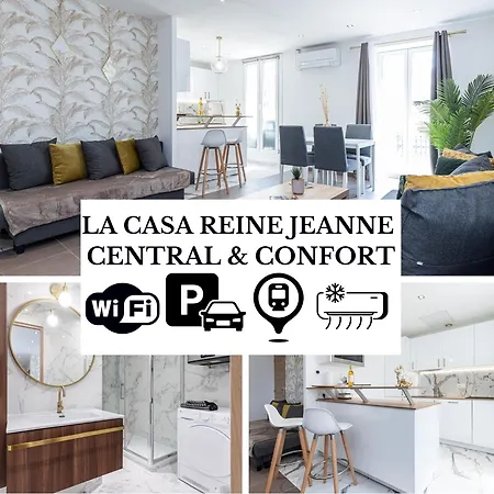 Apartment Casa Reine Jeanne- Ideal Groups & Family -central Near Train Station - Parking - New&confort-ac *