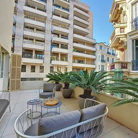 Nestor&jeeves - Palmiers Terrasse - - Terrace Nice