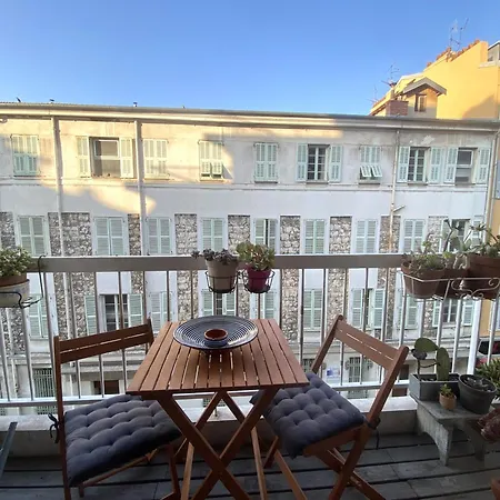 Apartment Sunny Port Old Town Free Private Parking - Clim & Balcony Nice