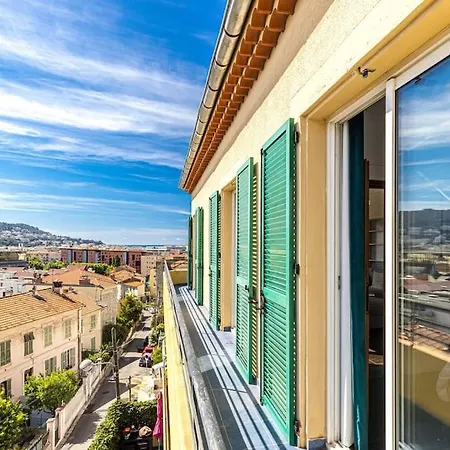 Penthouse 2bedroms 6pax Views & 45m2 Terrace Apartment Nice