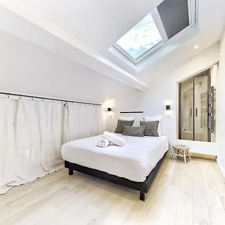 Hyper Centre - Charming Duplex - Luxury - Reversible Air Conditioning - 10 Mins From Place Massena Nice