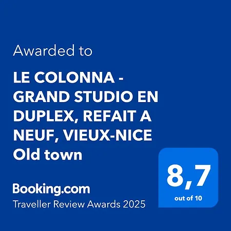 Le Colonna - Grand En Duplex, Refait A Neuf, Vieux-nice Old Town Apartment