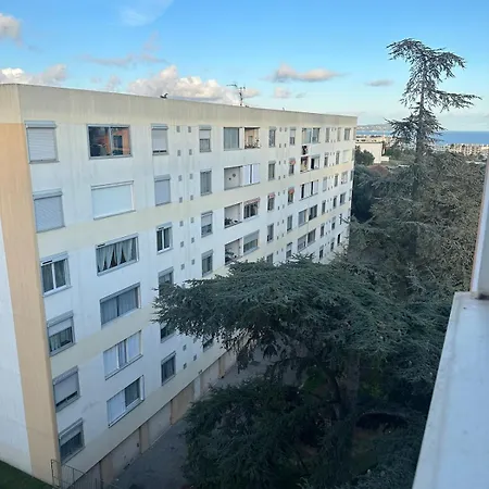 Cocon Azur Avec Vue Panoramique Sur Apartment Nice