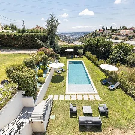 Cremat - Contemporaine - Piscine - Climatisation Hébergement de vacances Nice