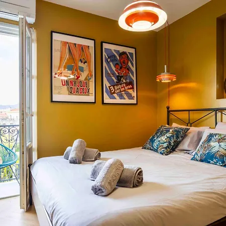 Appartement 2 Chambres, Balcons, Vue Imprenable, Climatisation - Palace Bleu