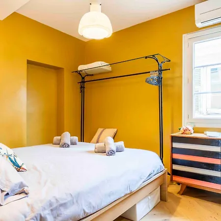 Appartement 2 Chambres, Balcons, Vue Imprenable, Climatisation - Palace Bleu Nice
