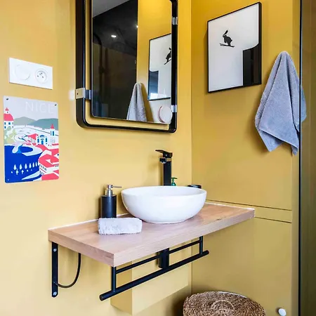 Appartement 2 Chambres, Balcons, Vue Imprenable, Climatisation - Palace Bleu Nice
