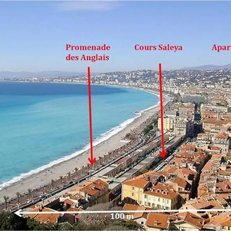 Charming Flat, Fully Equipped, Air Conditioning, Only 300m - La Loge Apartment Nice