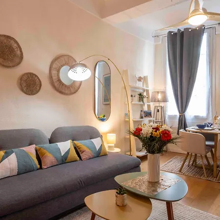 Charming Flat, Fully Equipped, Air Conditioning, Only 300m - La Loge Apartment Nice