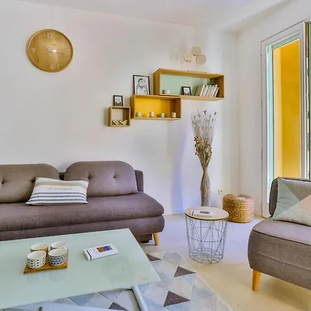 Apartment My Casa - France 82 Tp -1 Min From The Sea - Terrace - Parking Nice