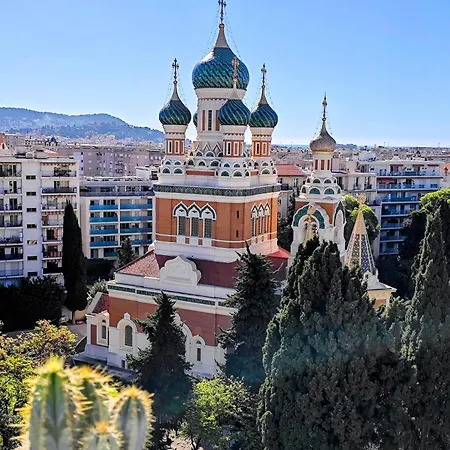 3p 72m2 Climatisé Vue Exceptionnelle Cathédrale St Nicolas Et Nice