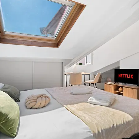 Charme & Soleil Au Dernier Etage Liberation Apartment