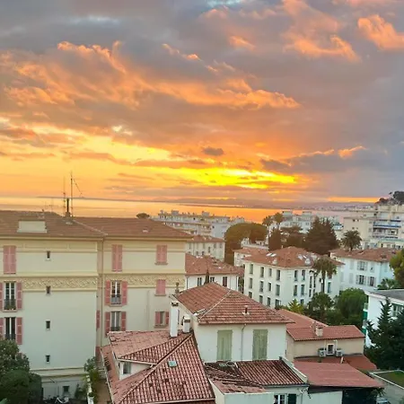Vue T2 Cosy, à Pied 3 Mins, Coucher De Soleil, Parc Privé Appartement Nice