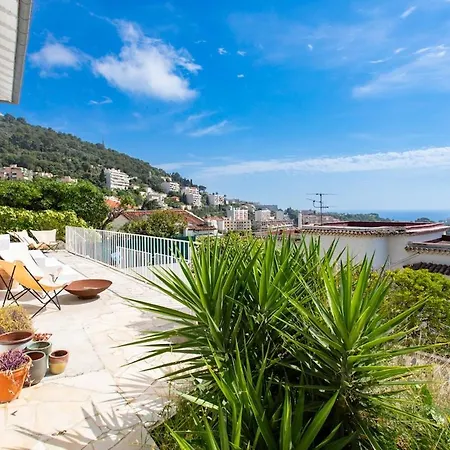 S10 Panoramic Sea View Housse Swimingpool Ac Bbq 3bdrs Villa Nice