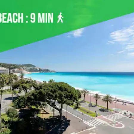 Apartment Centre - Climatisation - Calme - Cuisine - Wifi - Tramway Nice