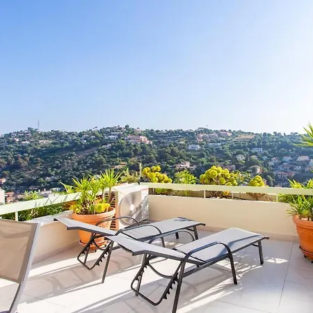 S12 Staywizus - 2bdr Bellet Sea & Mountain View Parking, Terrace & Ac Appartement *