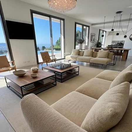 Contemporary With Sea View, Infinity Swimming Pool, Gym , Cinema Room,lift Villa