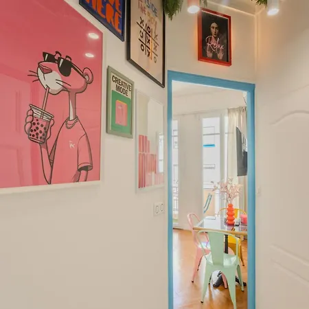 Bright Pop-art Center Near Nice