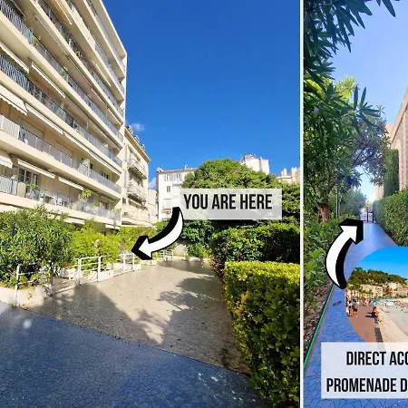 Nestor&jeeves - Manel - Terrasse Et Acces Direct Promenade Des Apartment Nice