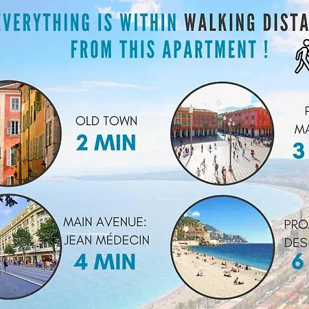 Nestor&jeeves - Palm Riviera - - Close Old Town Appartement