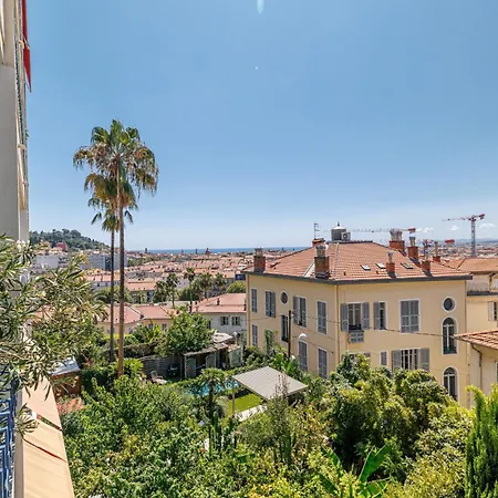 Appartement Quiet & Open View - 1 Bdr Large Terrace Nice