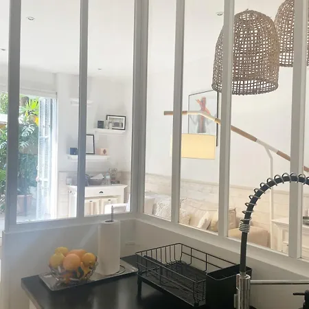 Apartment With Private Garden In Center Nice