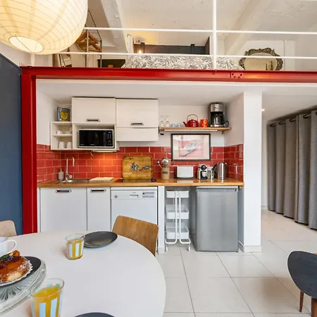 Nice-duplex-plage-parking-cimatisation * Nice