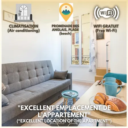 Apartment Le Nid De Magnan - 6min Et Transport - Mezzanine