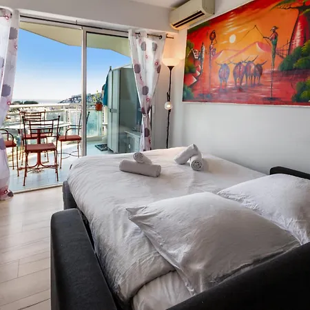 La Coquette - Vue - Parking - Clim - Piscine Appartement Nice