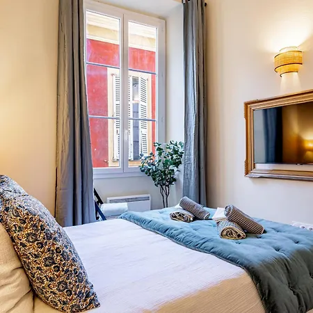 Apartment Elegant Flat With Ac, Heart Of Old Nice, Walking To The Beach! Nice