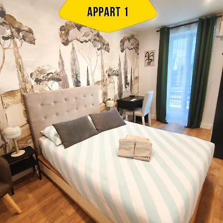 Casa Reine Jeanne- Ideal Groups & Family -central Near Train Station - Parking - New&confort-ac * Nice