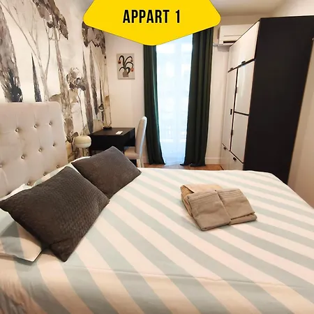 Casa Reine Jeanne- Ideal Groups & Family -central Near Train Station - Parking - New&confort-ac Apartment