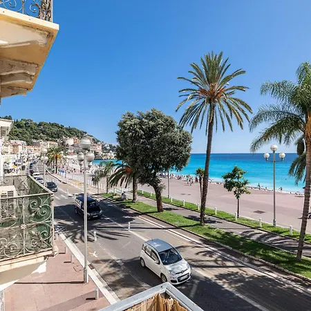 Apartment My Casa - Etats Unis 892 - Spacious Flat On Sea Front W Ac Nice