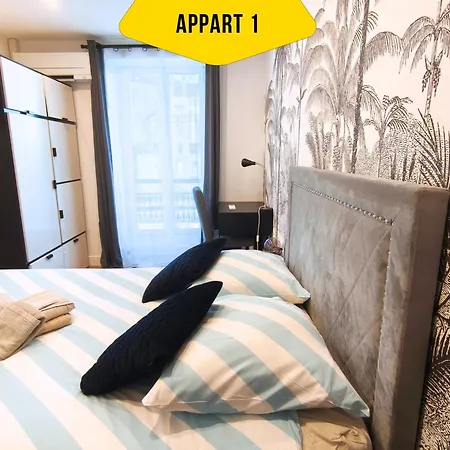 Casa Reine Jeanne- Ideal Groups & Family -central Near Train Station - Parking - New&confort-ac * Nice