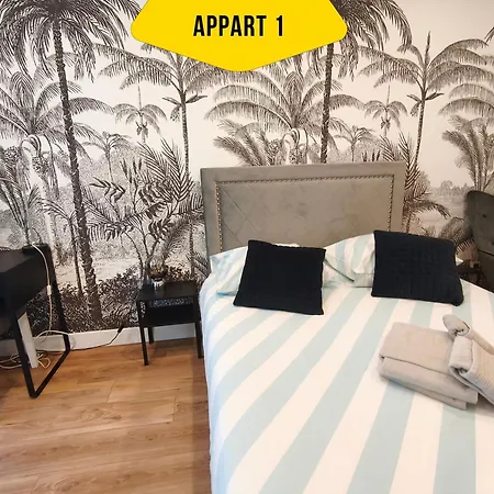 Apartment Casa Reine Jeanne- Ideal Groups & Family -central Near Train Station - Parking - New&confort-ac Nice
