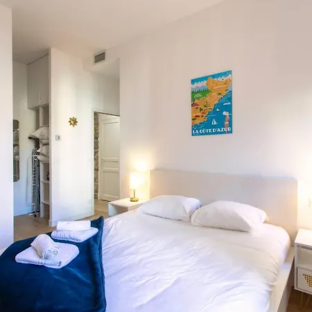 #17 Staywiz Us -suite Gioffredo 3 Chbres Air Conditioning 5mins Vieux Niceport * Nice