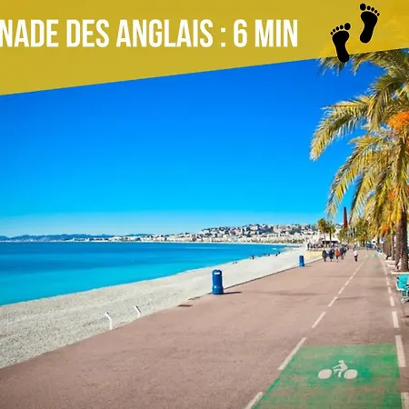 Le Nid De Magnan - 6min Et Transport - Mezzanine Apartment Nice