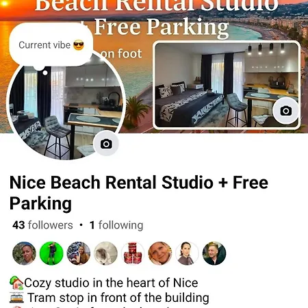 Lovely 1 Bedroom Vacation With Free Parking. Appartement Nice