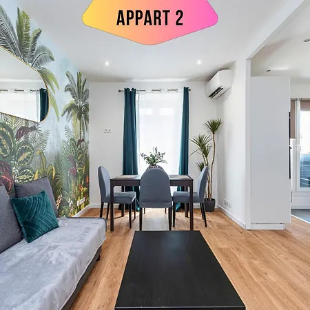 Apartment Casa Reine Jeanne- Ideal Groups & Family -central Near Train Station - Parking - New&confort-ac Nice