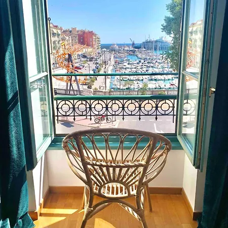 Cozy Studio, Exceptional View Of Lympia Harbor Nice